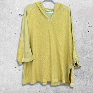 Soft Surroundings Lounge Set Hooded Relaxed Fit‎ Comfortable Mustard Women's 1X